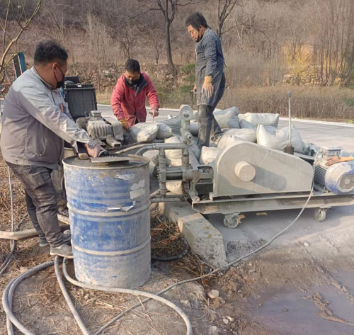 迭部路面下沉注浆